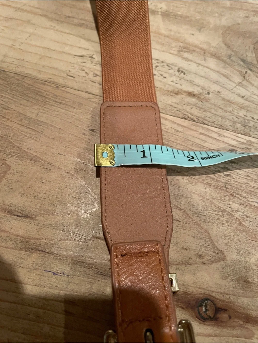 Brown Gold Embossed Double Buckle Belt equestrian Western Rodeo M L